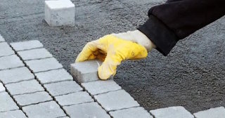 Укладка тротуарной плитки 50 на 50 в Тейково в октябре