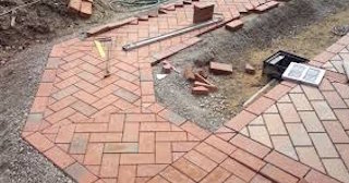 Укладка тротуарной плитки в Тейково в октябре